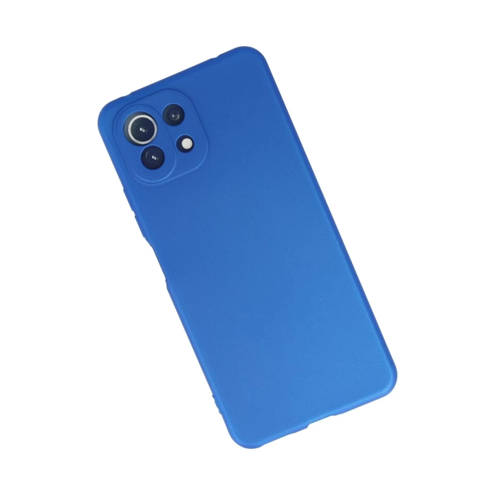 BFS  Xiaomi Mİ 11 Lite Kılıf First Silikon - Mavi