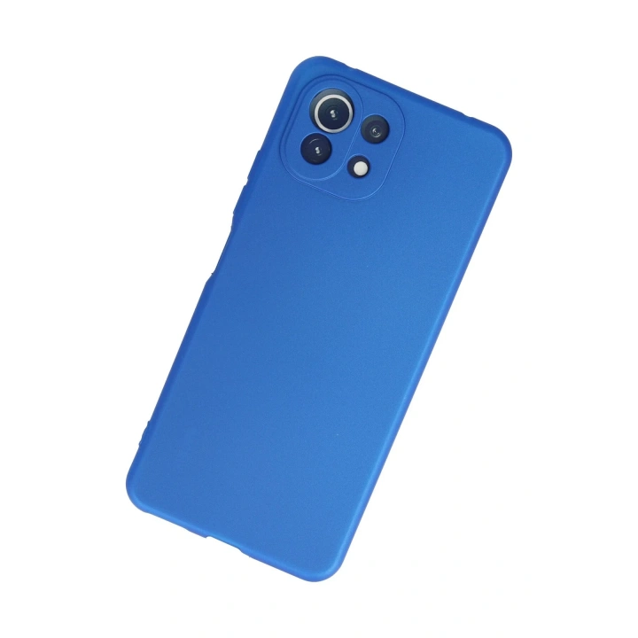BFS  Xiaomi Mİ 11 Lite Kılıf First Silikon - Mavi