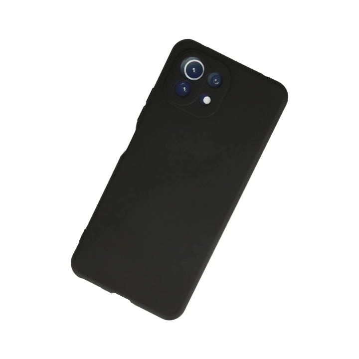 BFS  Xiaomi Mİ 11 Lite Kılıf First Silikon - Siyah