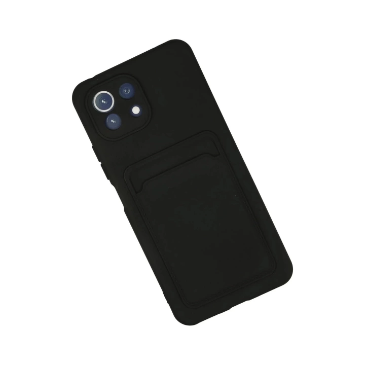 BFS  Xiaomi Mİ 11 Lite Kılıf Kelvin Kartvizitli Silikon - Siyah