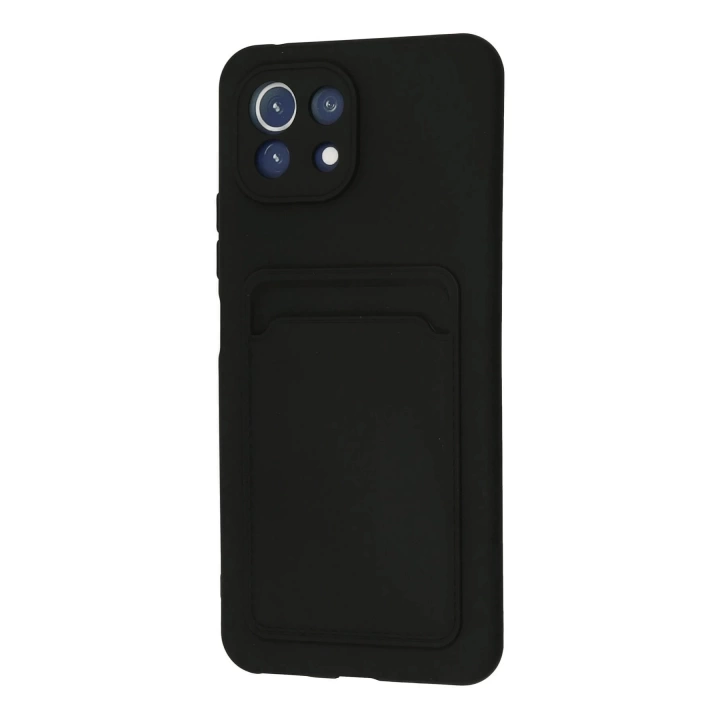 BFS  Xiaomi Mİ 11 Lite Kılıf Kelvin Kartvizitli Silikon - Siyah