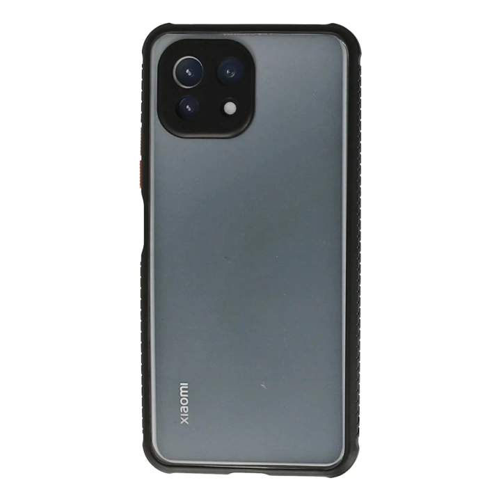 BFS  Xiaomi Mİ 11 Lite Kılıf Miami Şeffaf Silikon - Siyah