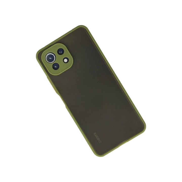 BFS  Xiaomi Mİ 11 Lite Kılıf Montreal Silikon Kapak - Açık Yeşil