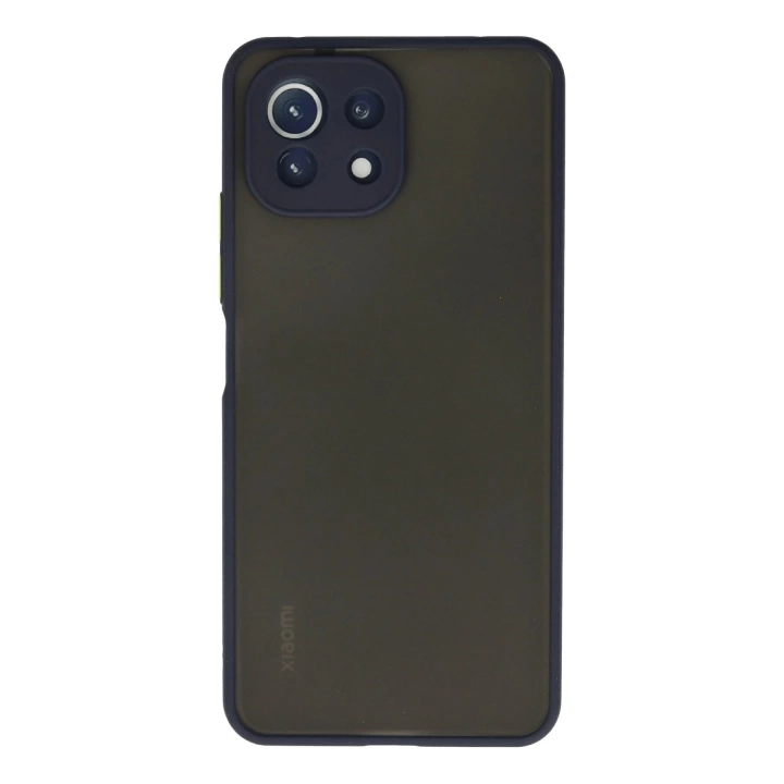 BFS  Xiaomi Mİ 11 Lite Kılıf Montreal Silikon Kapak - Lacivert