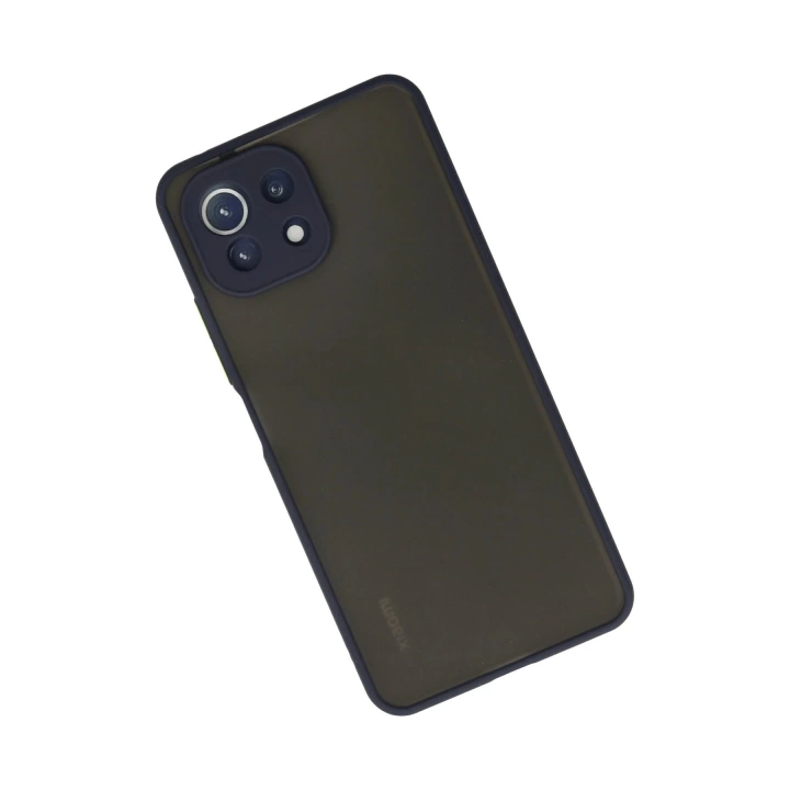 BFS  Xiaomi Mİ 11 Lite Kılıf Montreal Silikon Kapak - Lacivert