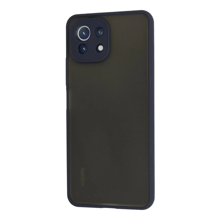BFS  Xiaomi Mİ 11 Lite Kılıf Montreal Silikon Kapak - Lacivert
