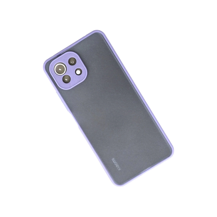BFS  Xiaomi Mİ 11 Lite Kılıf Montreal Silikon Kapak - Mor