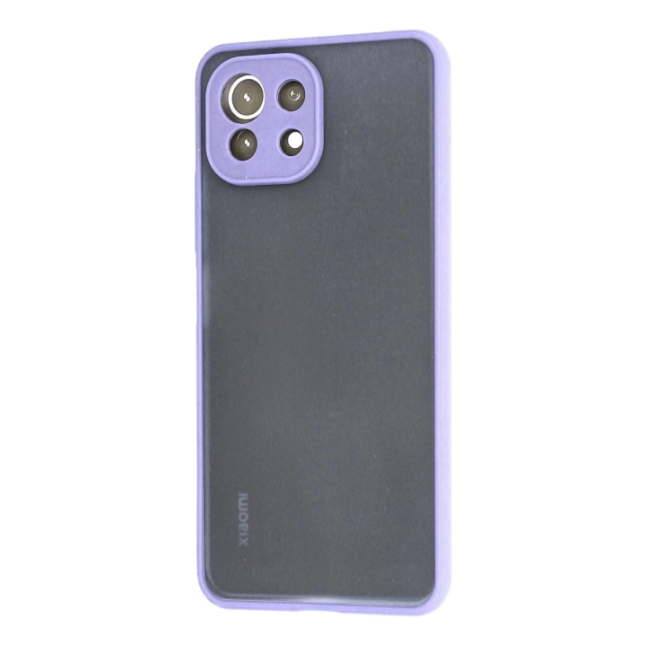 BFS  Xiaomi Mİ 11 Lite Kılıf Montreal Silikon Kapak - Mor