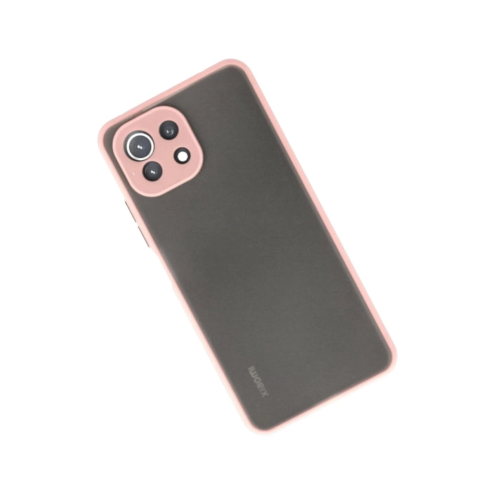 BFS  Xiaomi Mİ 11 Lite Kılıf Montreal Silikon Kapak - Pembe