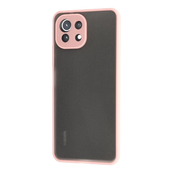BFS  Xiaomi Mİ 11 Lite Kılıf Montreal Silikon Kapak - Pembe