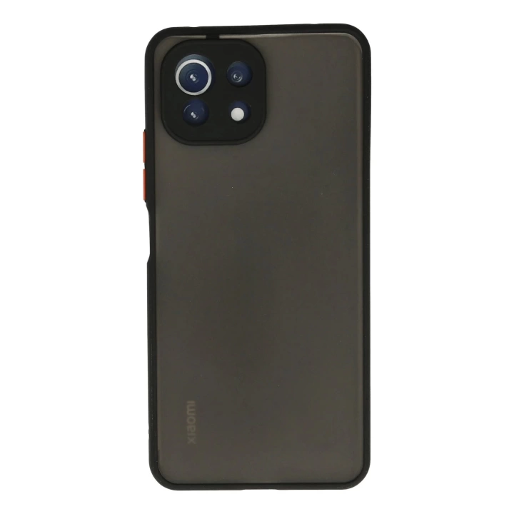 BFS  Xiaomi Mİ 11 Lite Kılıf Montreal Silikon Kapak - Siyah