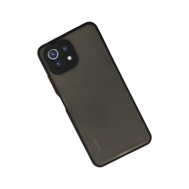 BFS  Xiaomi Mİ 11 Lite Kılıf Montreal Silikon Kapak - Siyah