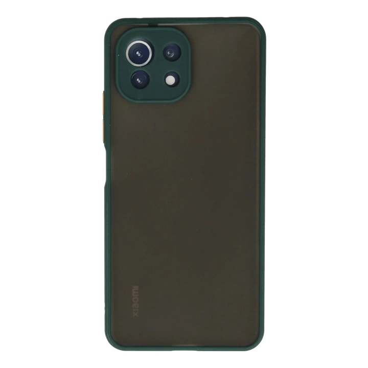 BFS  Xiaomi Mİ 11 Lite Kılıf Montreal Silikon Kapak - Yeşil