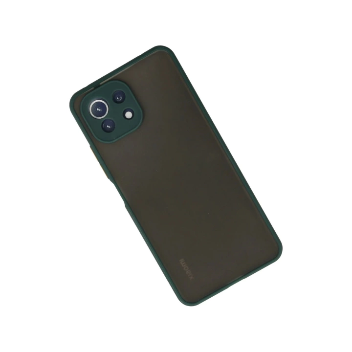 BFS  Xiaomi Mİ 11 Lite Kılıf Montreal Silikon Kapak - Yeşil