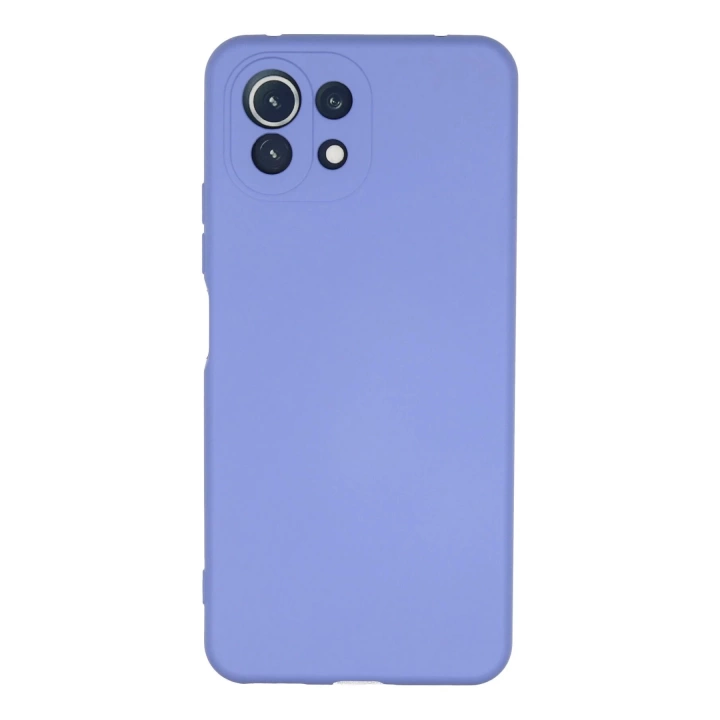 BFS  Xiaomi Mİ 11 Lite Kılıf Nano içi Kadife Silikon - Lila