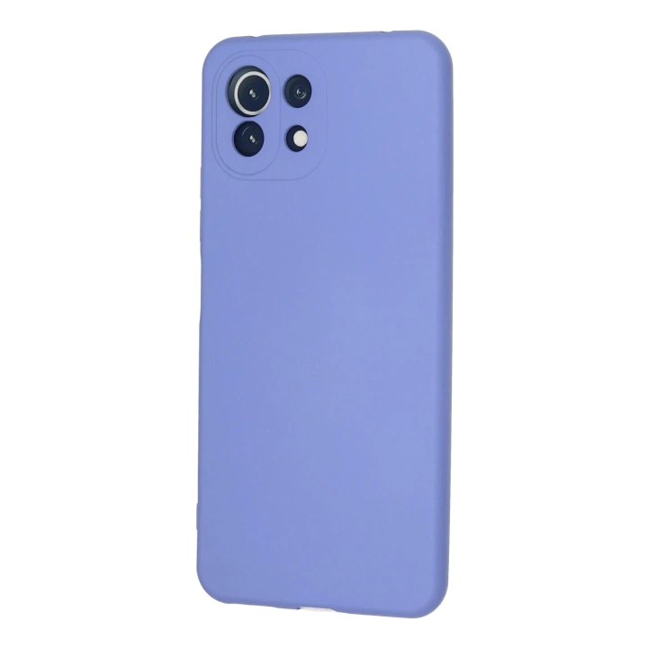 BFS  Xiaomi Mİ 11 Lite Kılıf Nano içi Kadife Silikon - Lila