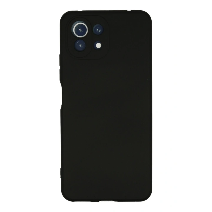 BFS  Xiaomi Mİ 11 Lite Kılıf Nano içi Kadife Silikon - Siyah