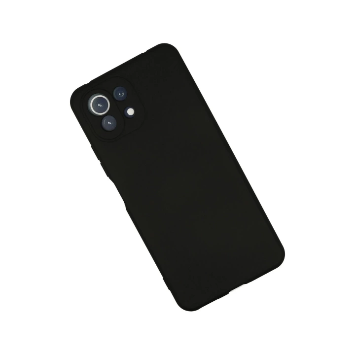 BFS  Xiaomi Mİ 11 Lite Kılıf Nano içi Kadife Silikon - Siyah