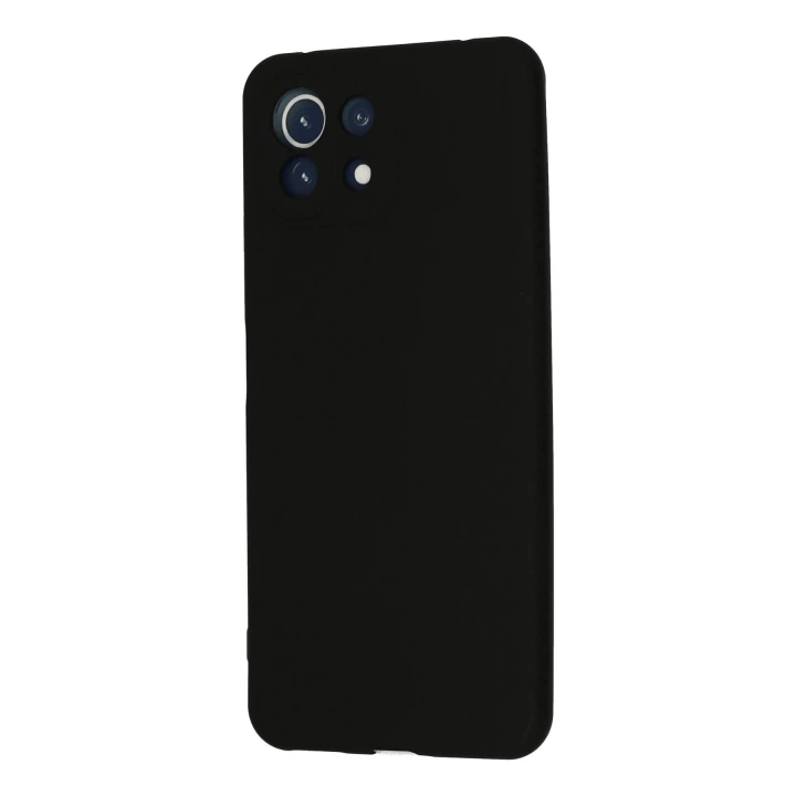 BFS  Xiaomi Mİ 11 Lite Kılıf Nano içi Kadife Silikon - Siyah