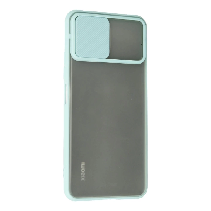 BFS  Xiaomi Mİ 11 Lite Kılıf Palm Buzlu Kamera Sürgülü Silikon - Turkuaz