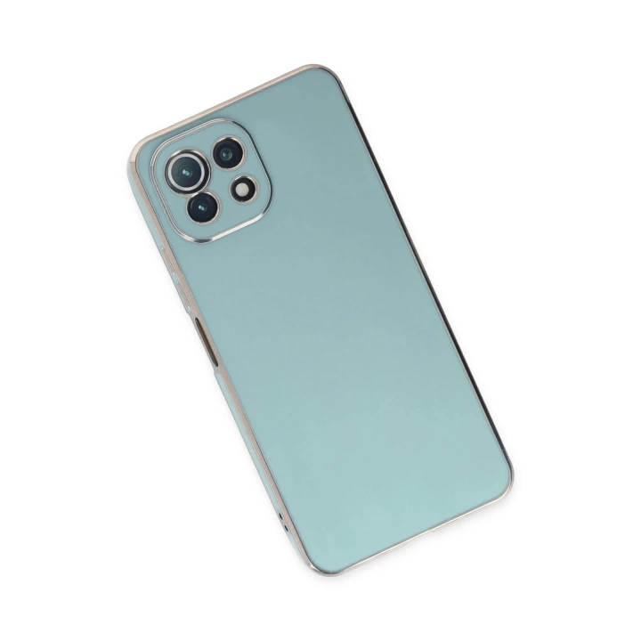 BFS  Xiaomi Mİ 11 Lite Kılıf Volet Silikon - Açık Yeşil
