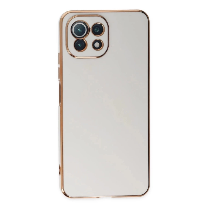 BFS  Xiaomi Mİ 11 Lite Kılıf Volet Silikon - Beyaz
