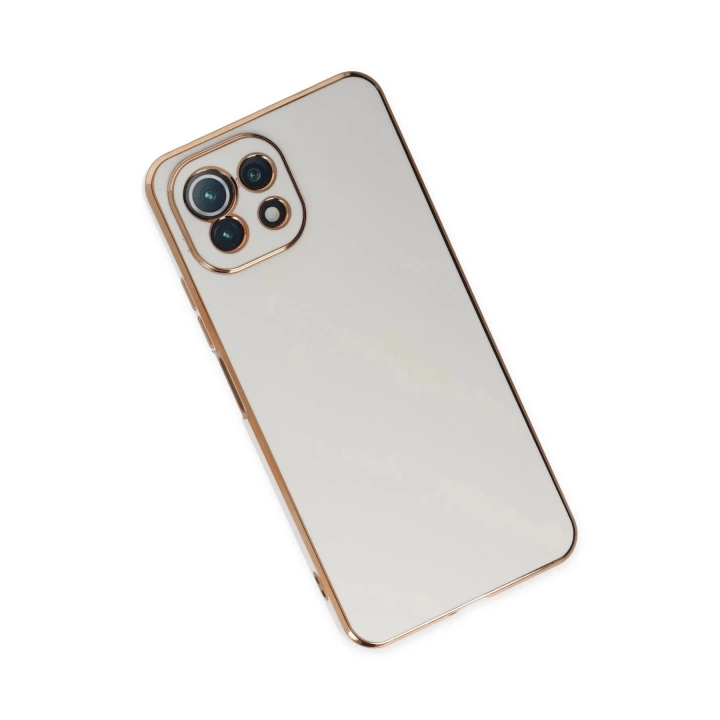 BFS  Xiaomi Mİ 11 Lite Kılıf Volet Silikon - Beyaz