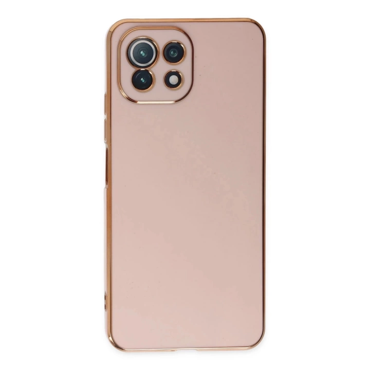 BFS  Xiaomi Mİ 11 Lite Kılıf Volet Silikon - Pembe