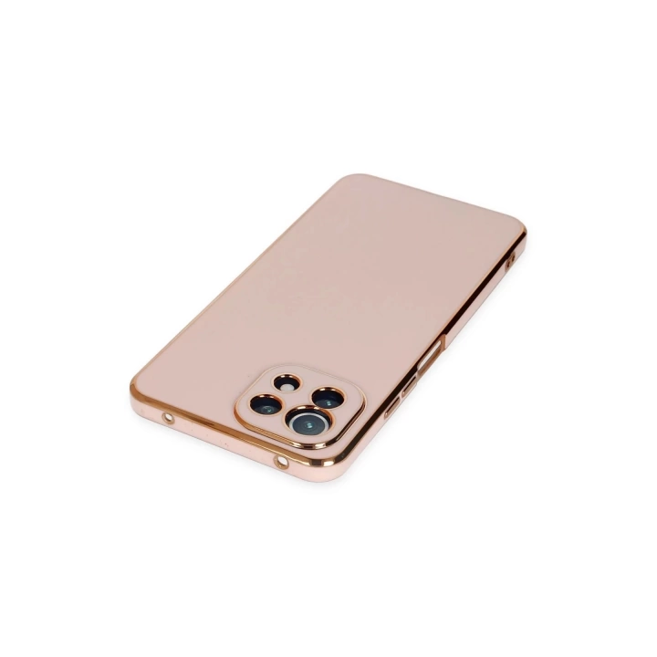 BFS  Xiaomi Mİ 11 Lite Kılıf Volet Silikon - Pembe