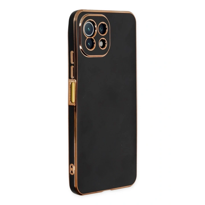 BFS  Xiaomi Mİ 11 Lite Kılıf Volet Silikon - Siyah