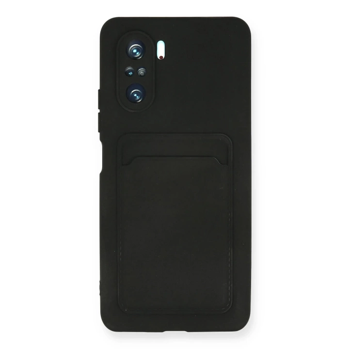 BFS  Xiaomi Mi 11i Kılıf Kelvin Kartvizitli Silikon - Siyah