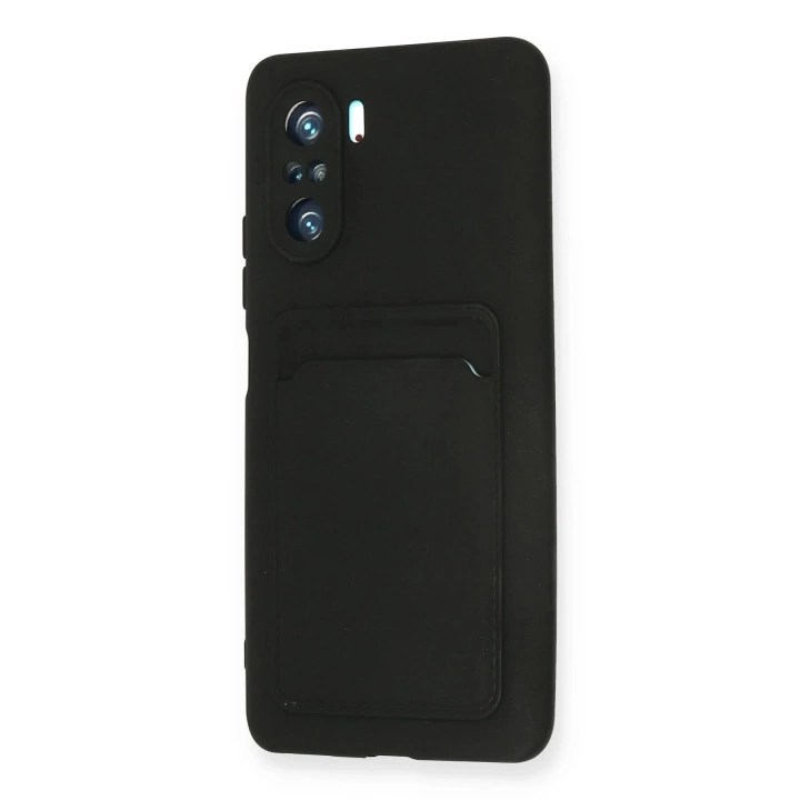 BFS  Xiaomi Mi 11i Kılıf Kelvin Kartvizitli Silikon - Siyah