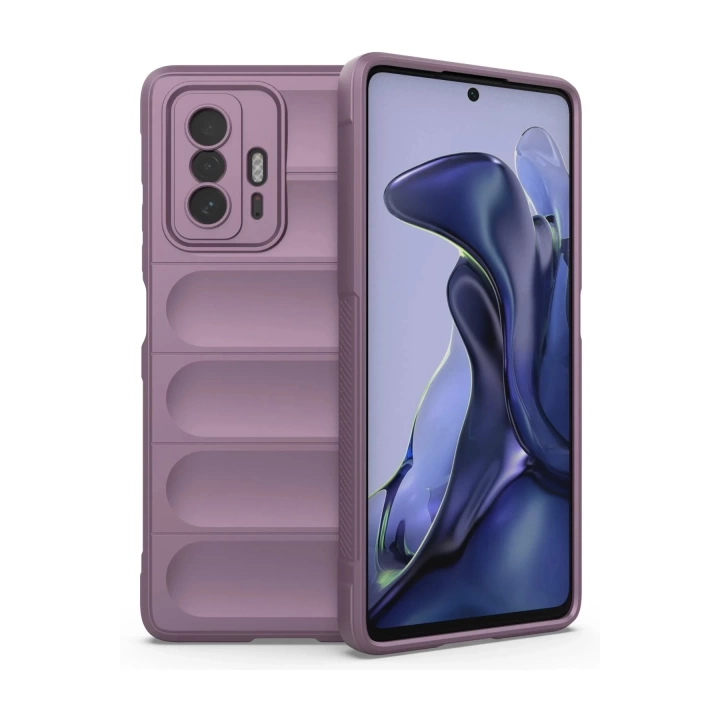 BFS  Xiaomi Mi 11T Kılıf Optimum Silikon - Mor