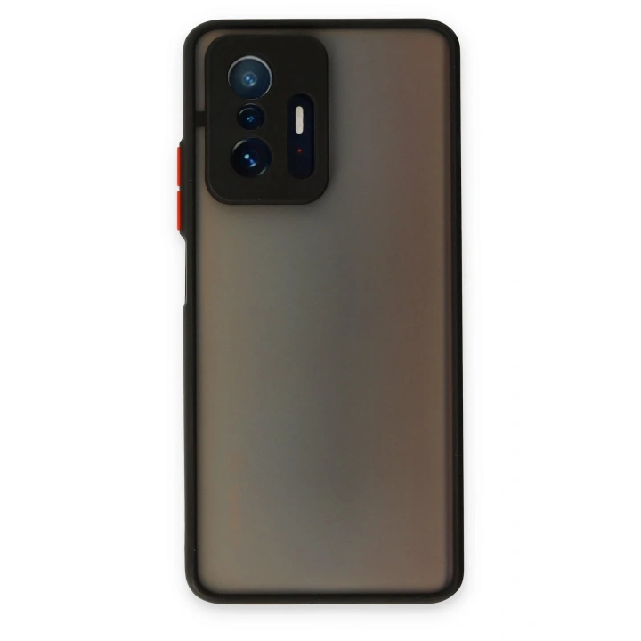 BFS  Xiaomi Mi 11T Pro Kılıf Montreal Silikon Kapak - Siyah