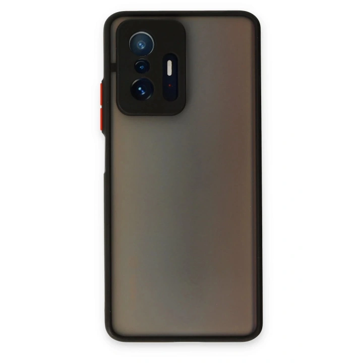 BFS Xiaomi Mi 11T Pro Kılıf Montreal Silikon Kapak - Siyah