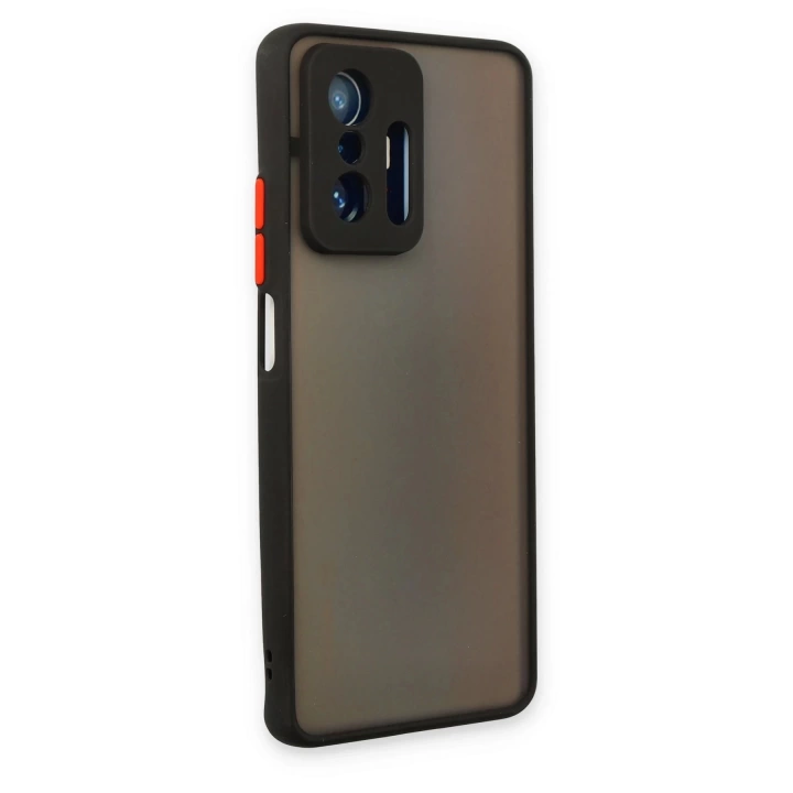 BFS Xiaomi Mi 11T Pro Kılıf Montreal Silikon Kapak - Siyah