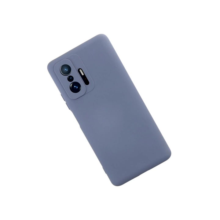 BFS  Xiaomi Mi 11T Pro Kılıf Nano içi Kadife Silikon - Gri