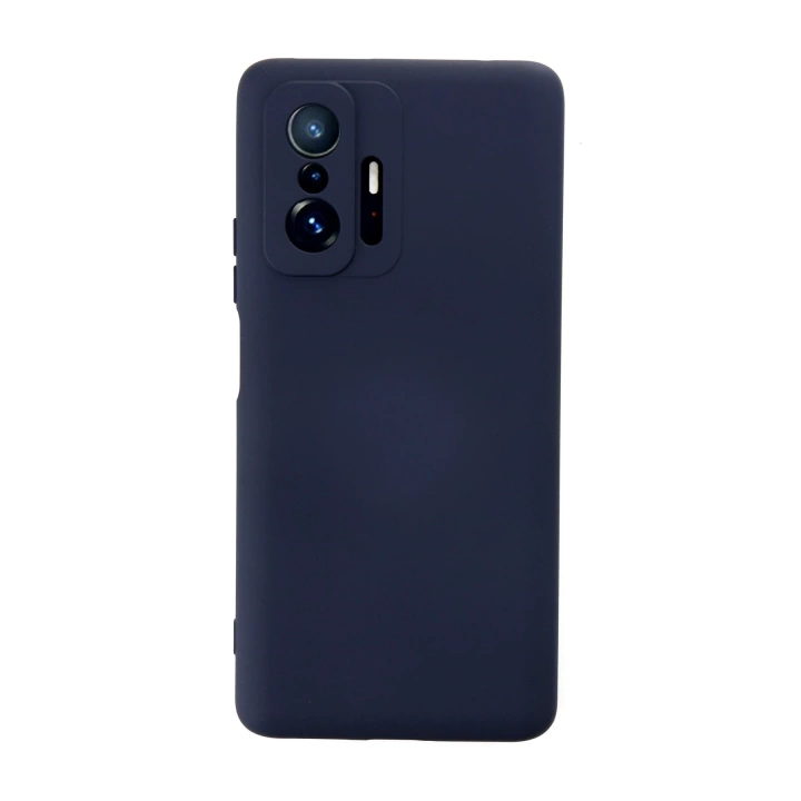 BFS  Xiaomi Mi 11T Pro Kılıf Nano içi Kadife Silikon - Lacivert