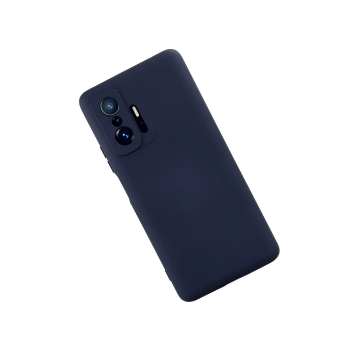BFS  Xiaomi Mi 11T Pro Kılıf Nano içi Kadife Silikon - Lacivert