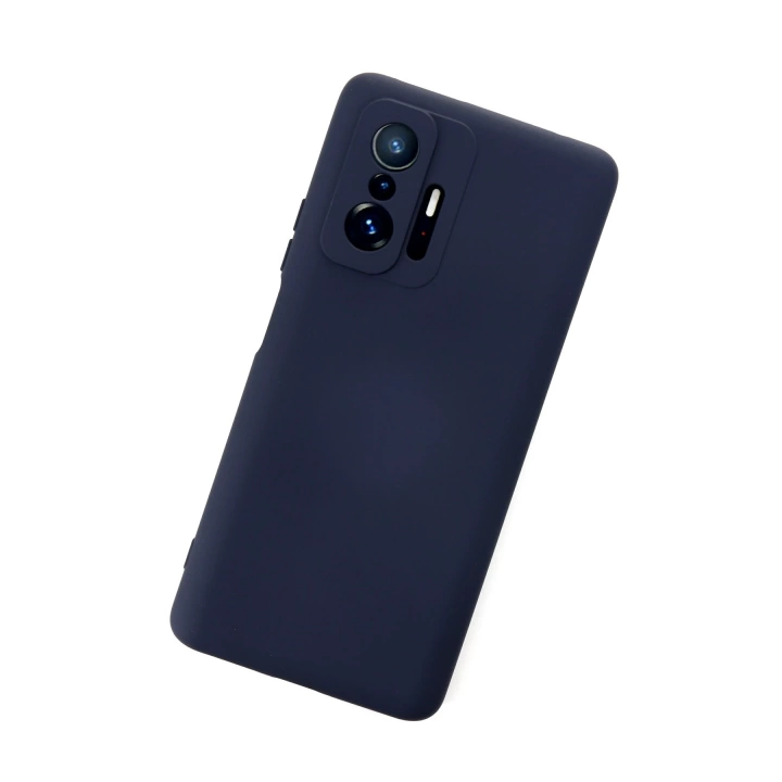 BFS  Xiaomi Mi 11T Pro Kılıf Nano içi Kadife Silikon - Lacivert