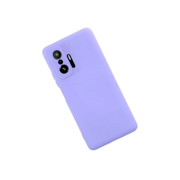 BFS  Xiaomi Mi 11T Pro Kılıf Nano içi Kadife Silikon - Lila