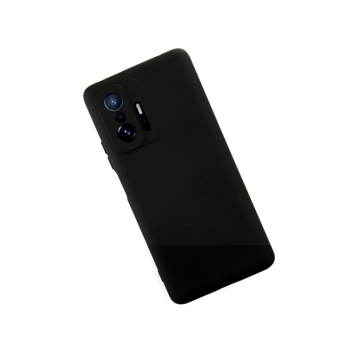 BFS  Xiaomi Mi 11T Pro Kılıf Nano içi Kadife Silikon - Siyah