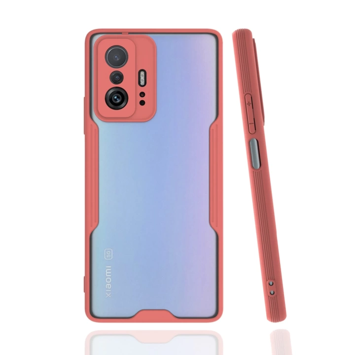 BFS  Xiaomi Mi 11T Pro Kılıf Platin Silikon - Pembe