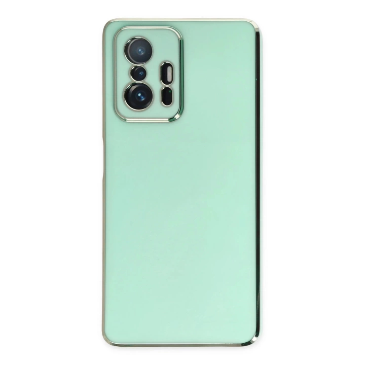 BFS  Xiaomi Mi 11T Pro Kılıf Volet Silikon - Açık Yeşil