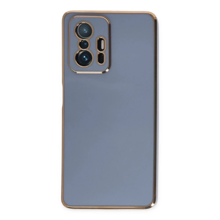 BFS Xiaomi Mi 11T Pro Kılıf Volet Silikon - Mavi