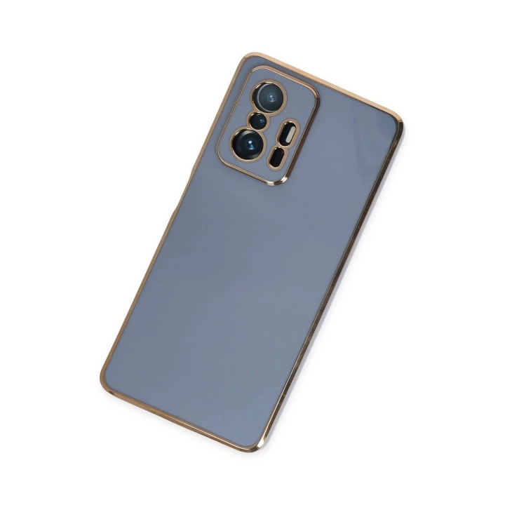 BFS Xiaomi Mi 11T Pro Kılıf Volet Silikon - Mavi