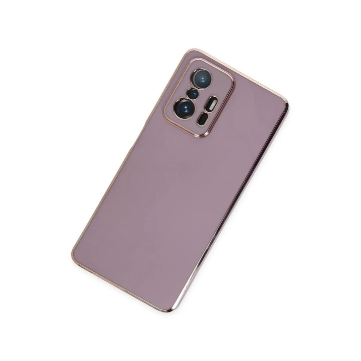 BFS Xiaomi Mi 11T Pro Kılıf Volet Silikon - Mor