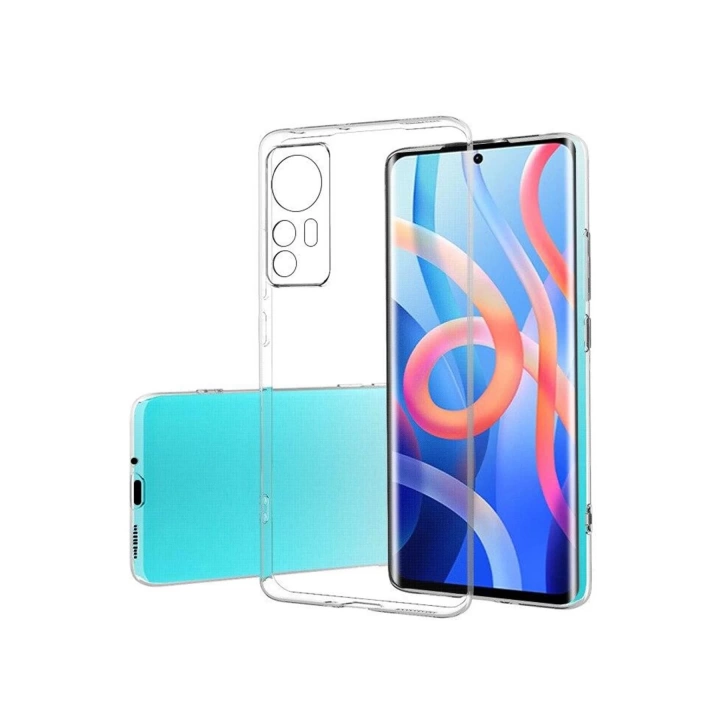 BFS  Xiaomi Mi 12 Kılıf Lüx Şeffaf Silikon