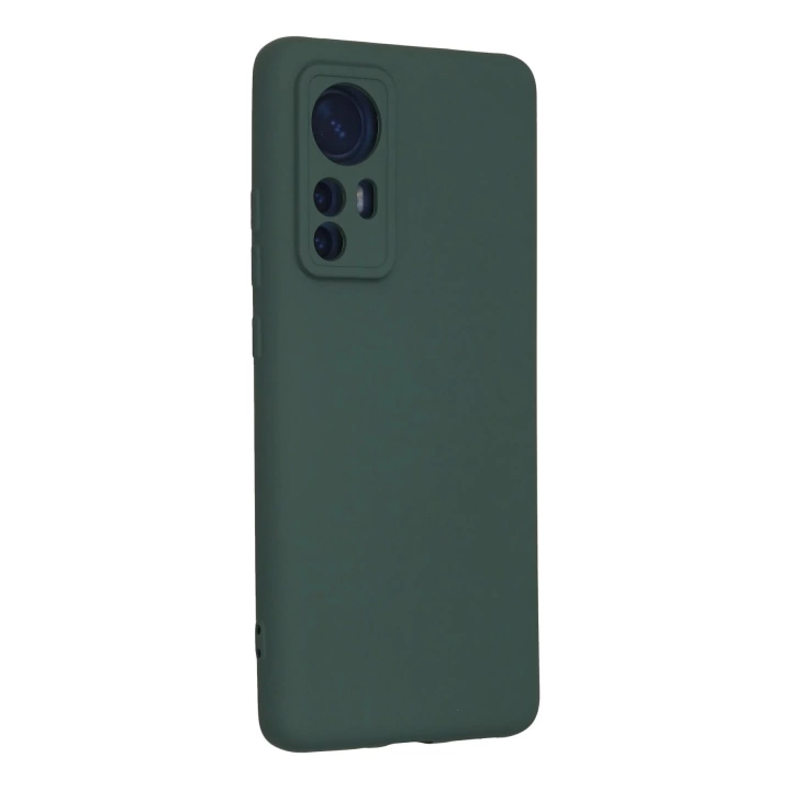 BFS  Xiaomi Mi 12 Kılıf Nano içi Kadife Silikon - Koyu Yeşil