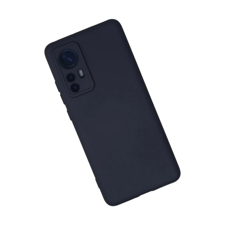 BFS  Xiaomi Mi 12 Kılıf Nano içi Kadife Silikon - Lacivert